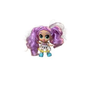 Angel High Doll Figure Pascal Zuru Itty Bitty Prettys Purple Hair 2" Tall